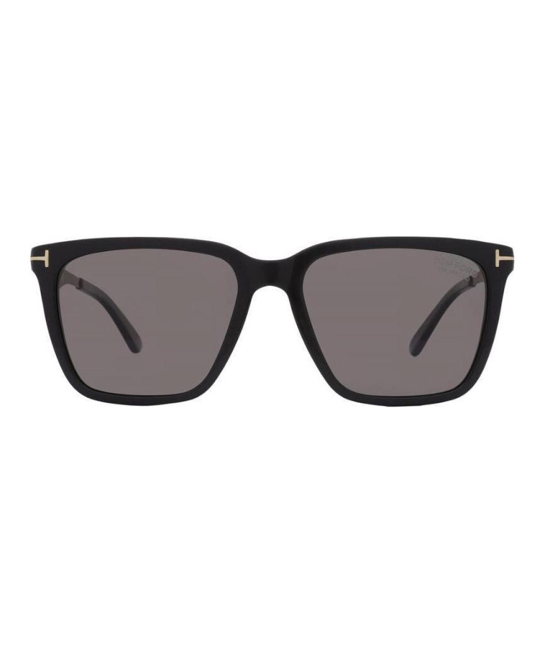 TOM FORD Черные пластиковые солнцезащитные очки, фото 2