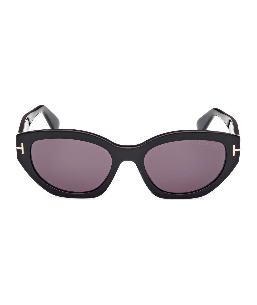 TOM FORD Черные пластиковые солнцезащитные очки, фото 2