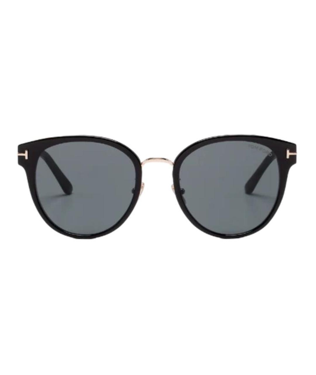 TOM FORD Черные пластиковые солнцезащитные очки, фото 2