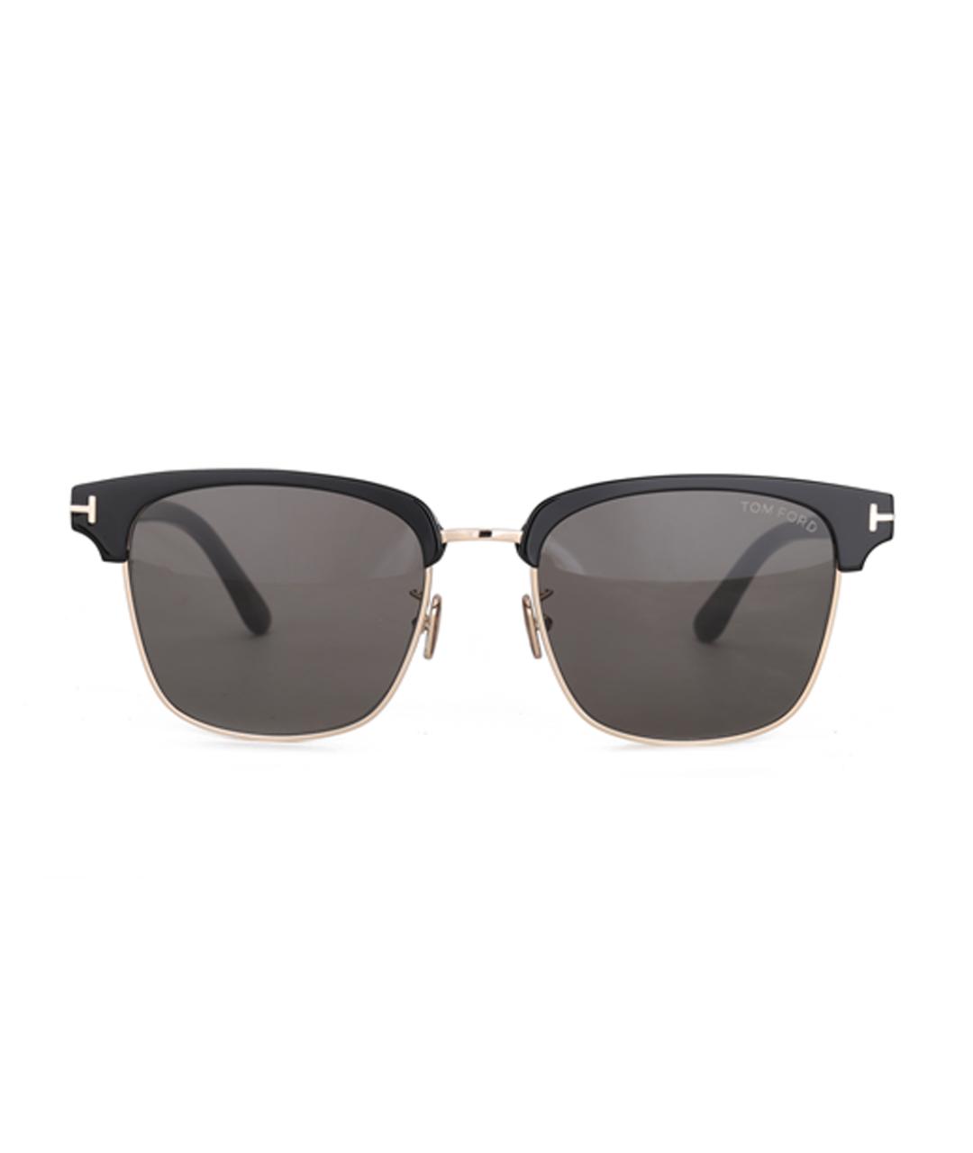 TOM FORD Черные пластиковые солнцезащитные очки, фото 2