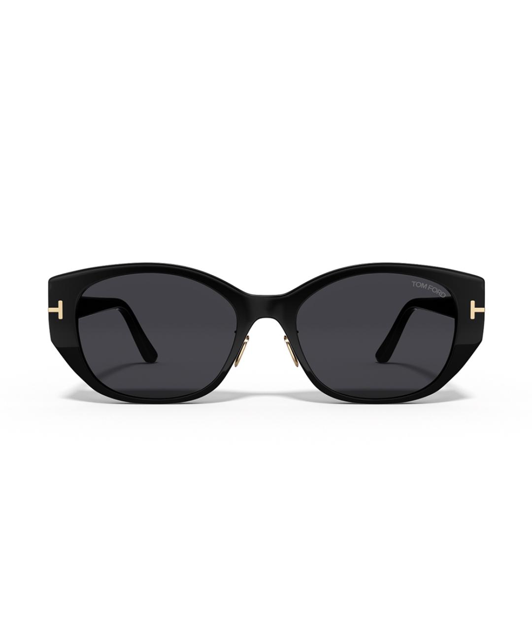 TOM FORD Черные пластиковые солнцезащитные очки, фото 2