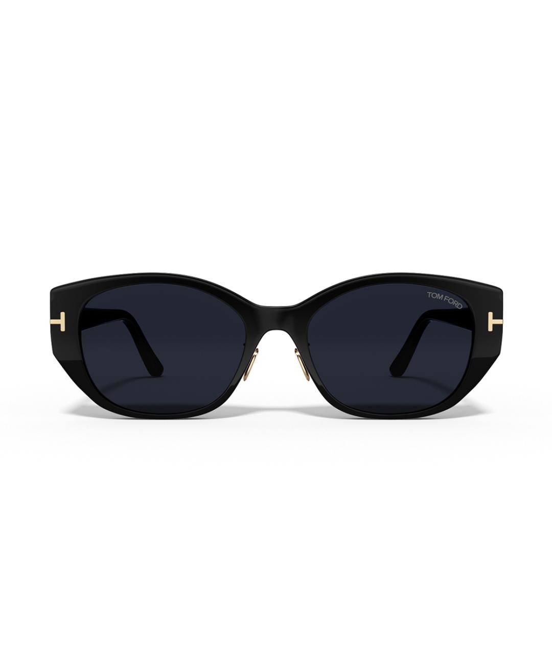 TOM FORD Черные пластиковые солнцезащитные очки, фото 2
