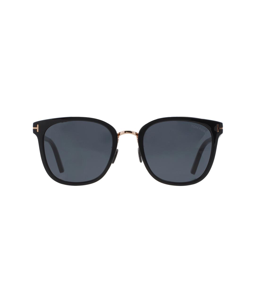 TOM FORD Черные пластиковые солнцезащитные очки, фото 2