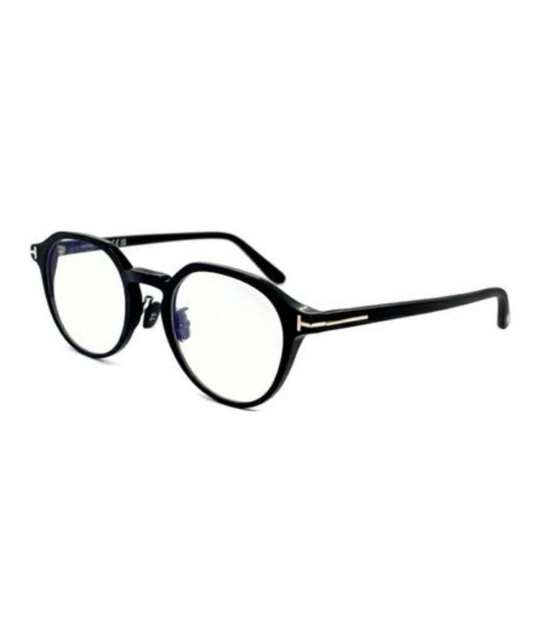 TOM FORD Черные пластиковые солнцезащитные очки, фото 1
