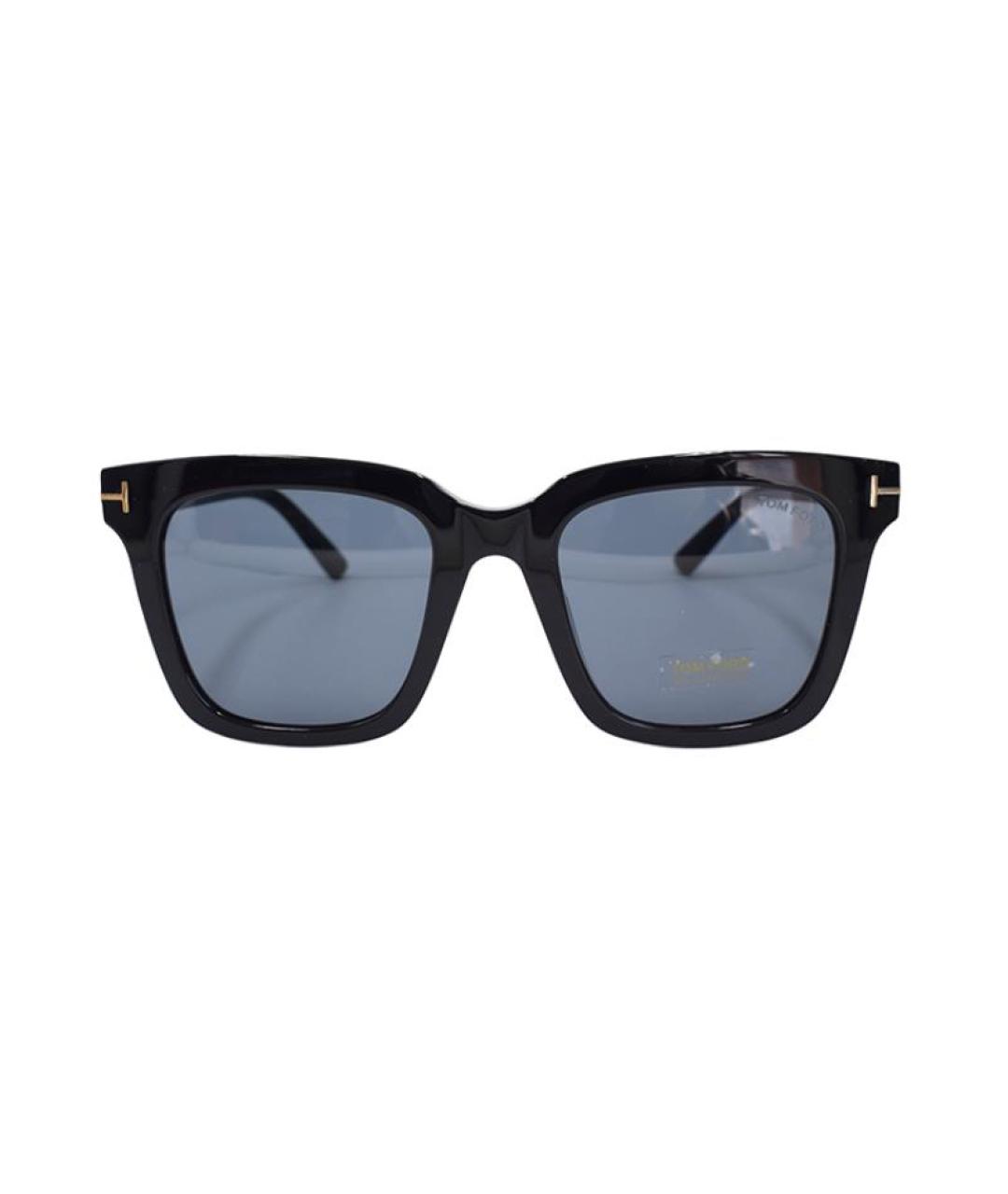TOM FORD Черные пластиковые солнцезащитные очки, фото 2