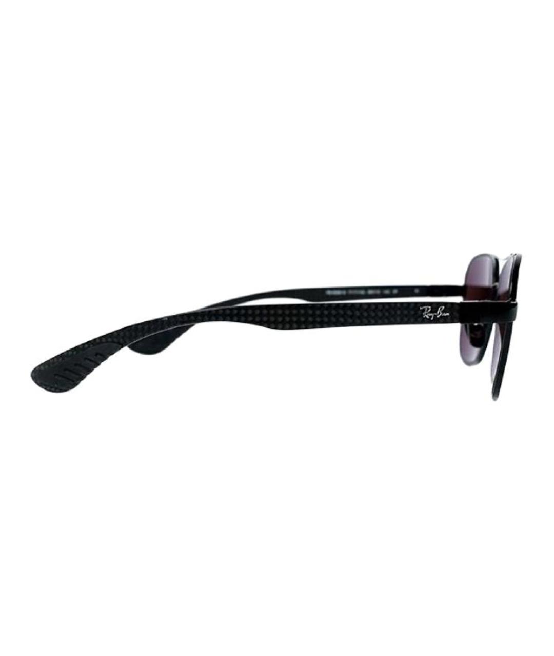 RAY BAN Черные металлические солнцезащитные очки, фото 3