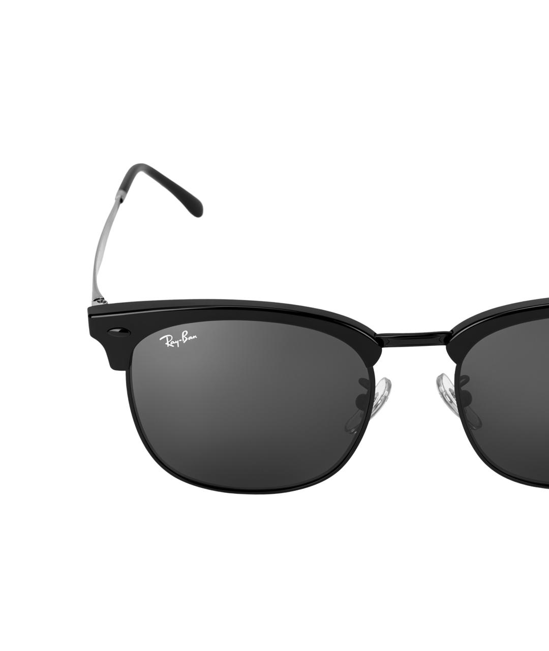 RAY BAN Черные металлические солнцезащитные очки, фото 5