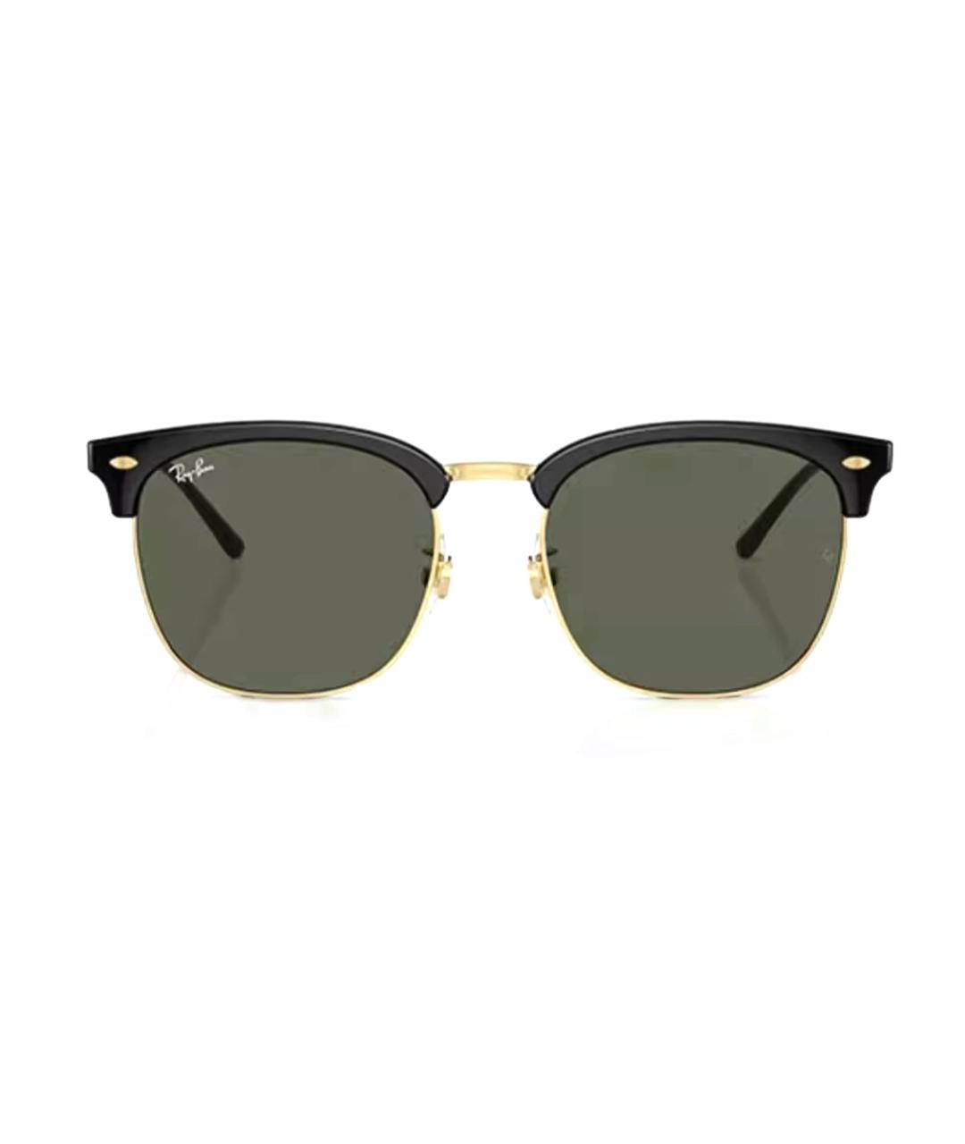 RAY BAN Черные пластиковые солнцезащитные очки, фото 2
