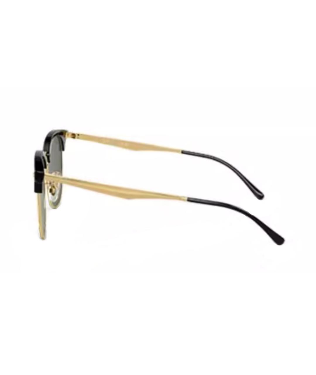 RAY BAN Черные пластиковые солнцезащитные очки, фото 3