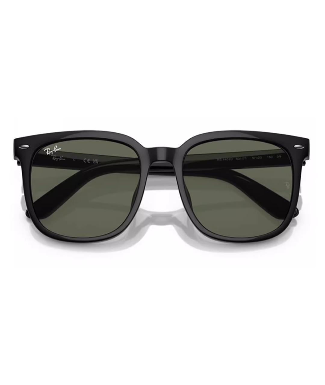 RAY BAN Черные пластиковые солнцезащитные очки, фото 2