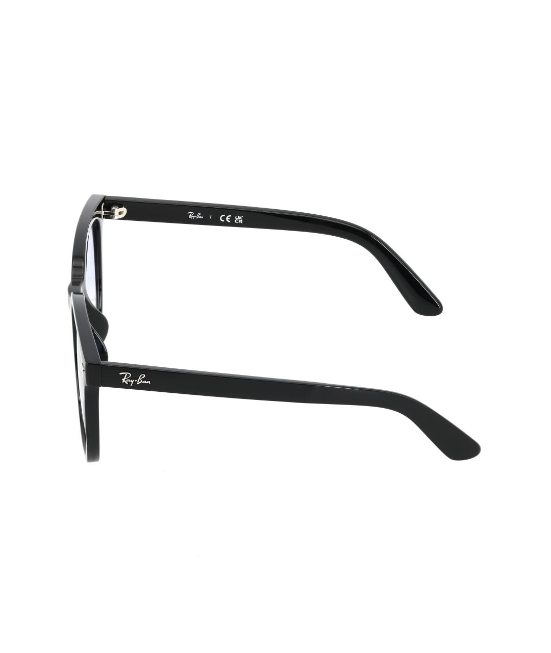 RAY BAN Черные пластиковые солнцезащитные очки, фото 3