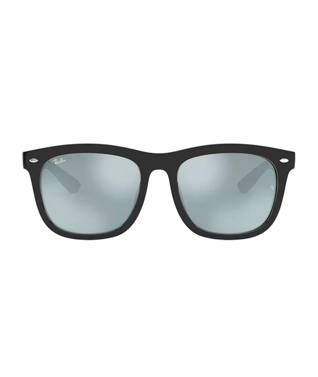 RAY BAN Черные пластиковые солнцезащитные очки, фото 2