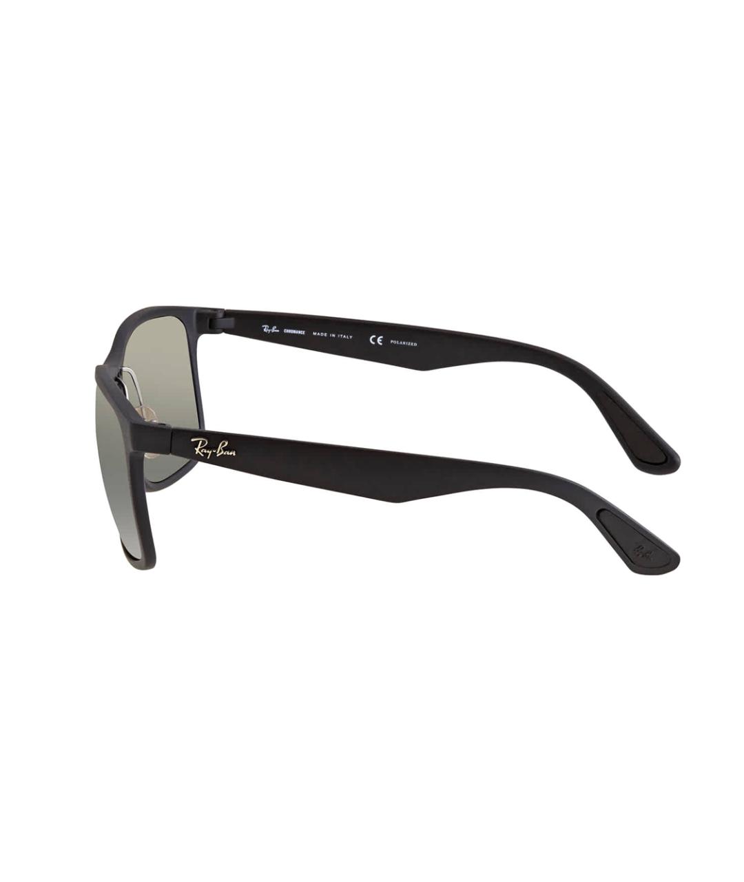 RAY BAN Черные пластиковые солнцезащитные очки, фото 3