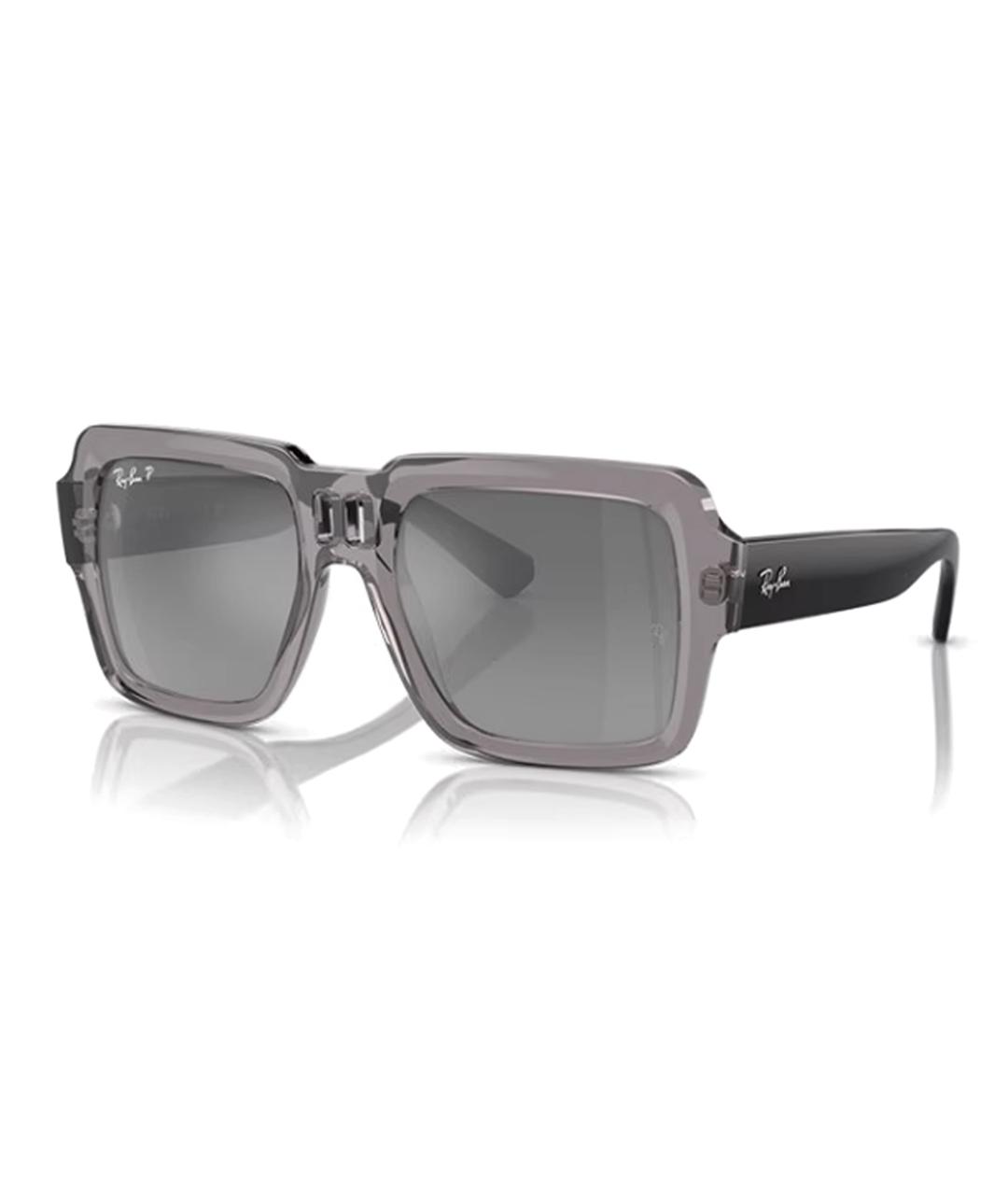 RAY BAN Серые пластиковые солнцезащитные очки, фото 1