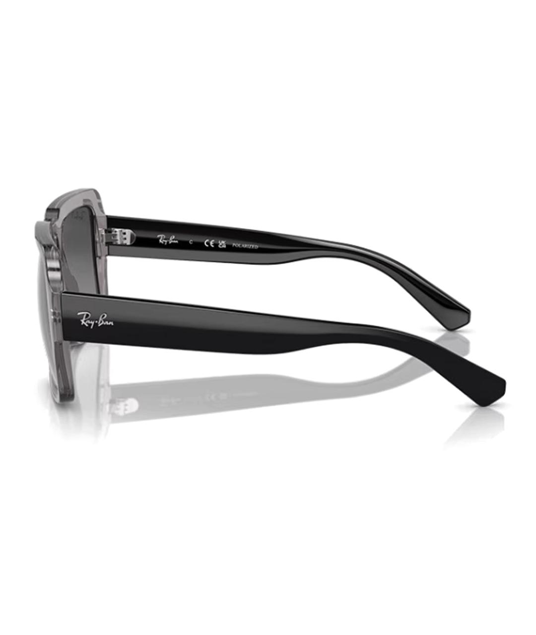 RAY BAN Серые пластиковые солнцезащитные очки, фото 3