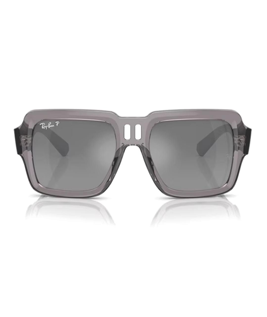 RAY BAN Серые пластиковые солнцезащитные очки, фото 2