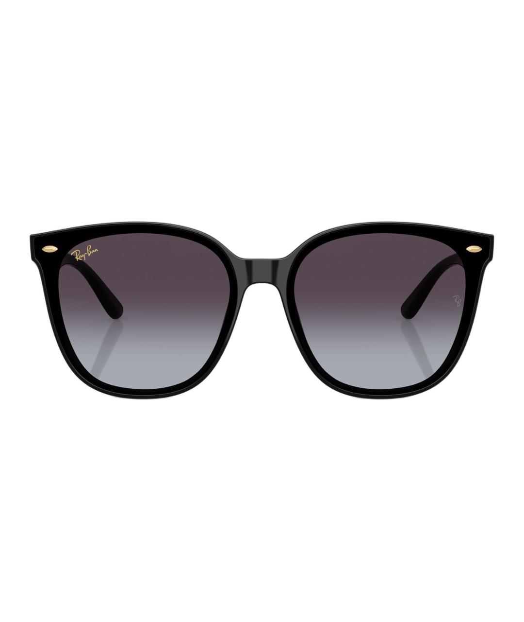 RAY BAN Черные пластиковые солнцезащитные очки, фото 2
