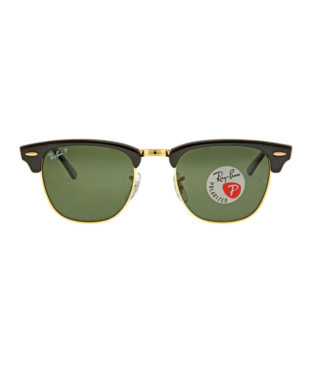 RAY BAN Черные пластиковые солнцезащитные очки, фото 2