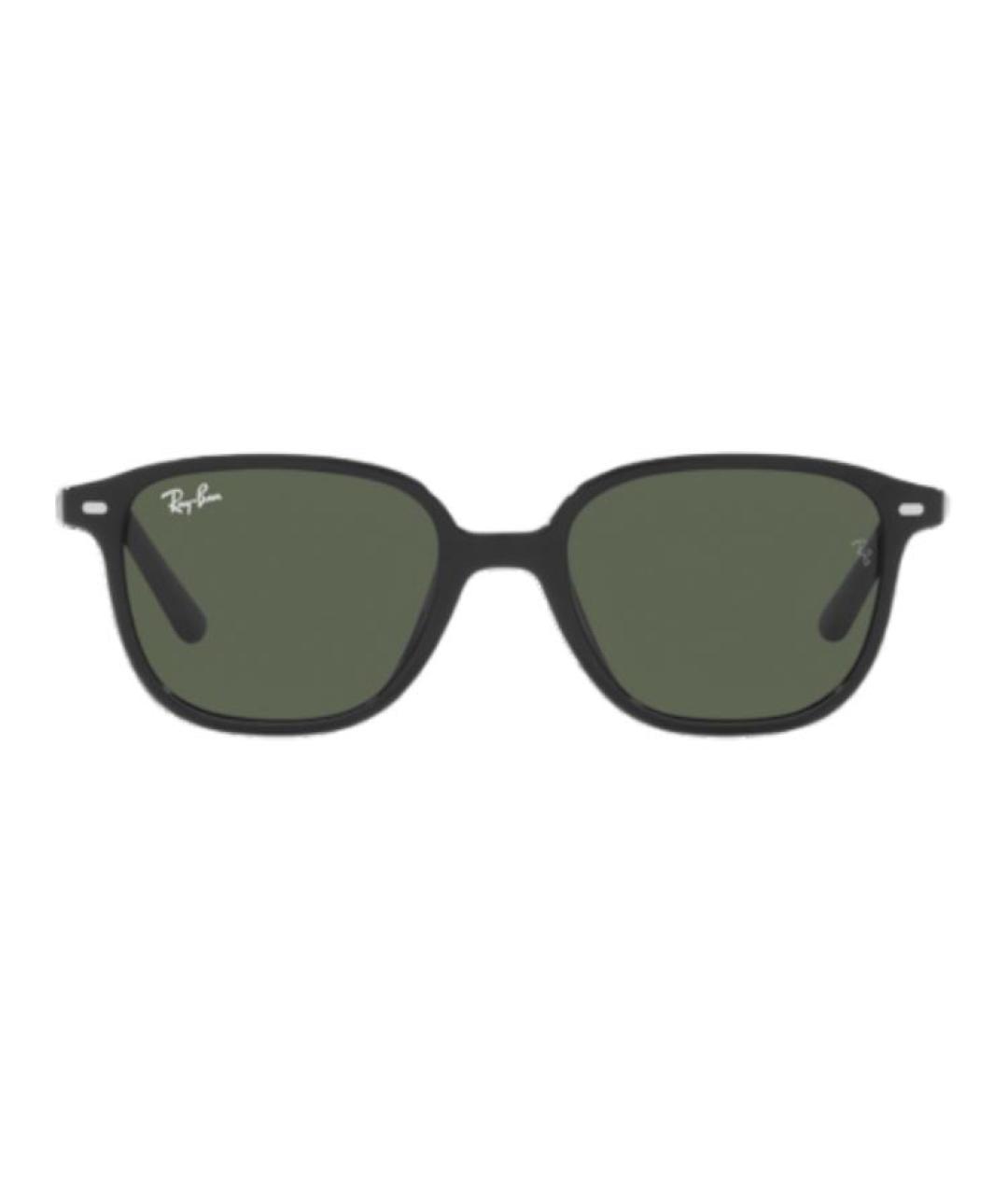 RAY BAN Черные пластиковые солнцезащитные очки, фото 3