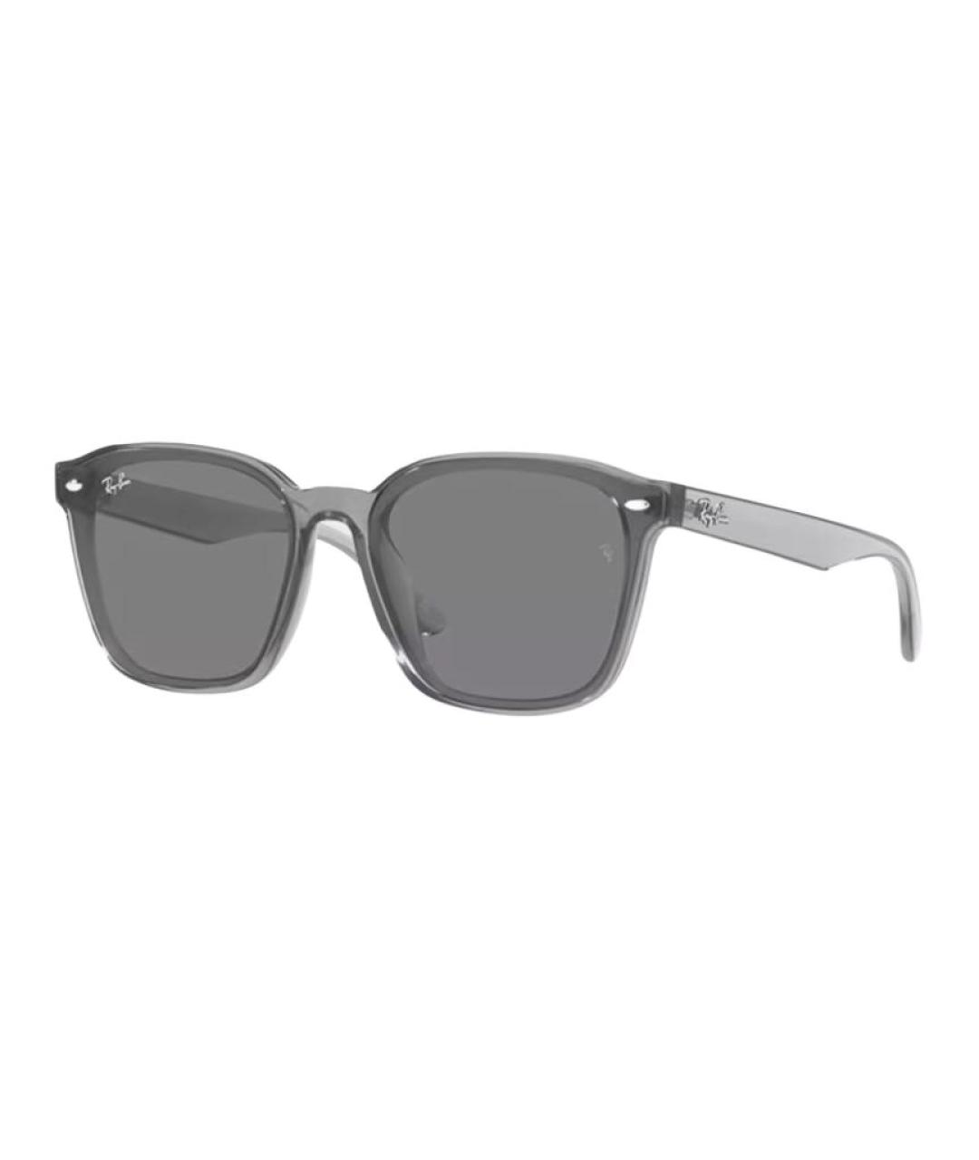 RAY BAN Серые пластиковые солнцезащитные очки, фото 1