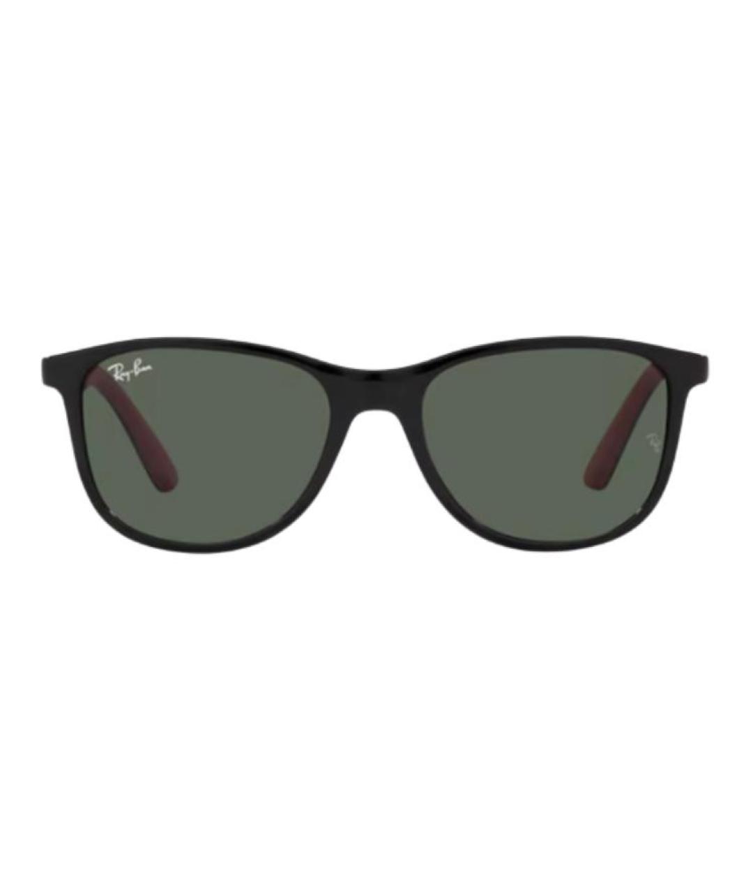 RAY BAN Красные пластиковые солнцезащитные очки, фото 2