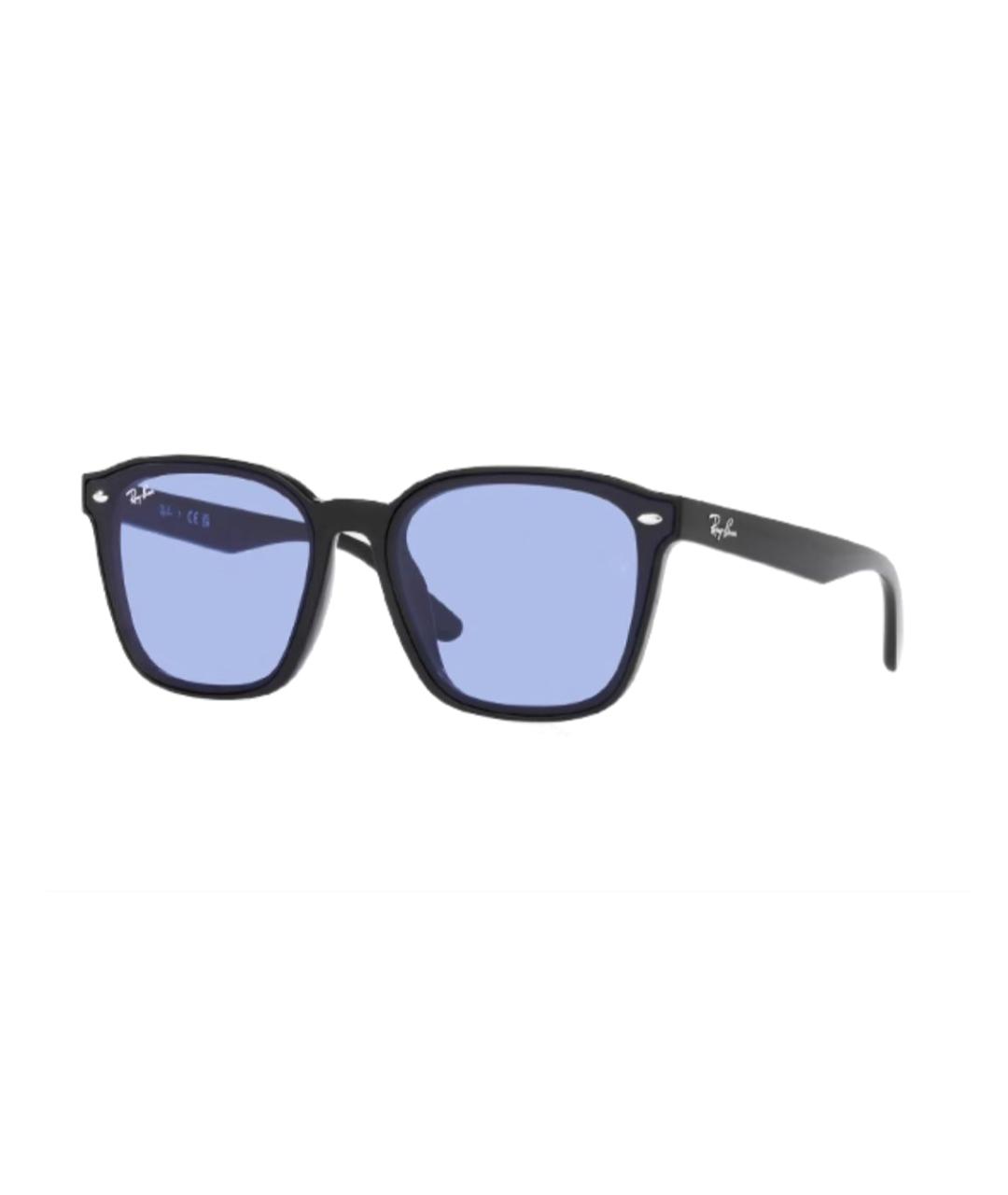 RAY BAN Черные пластиковые солнцезащитные очки, фото 1