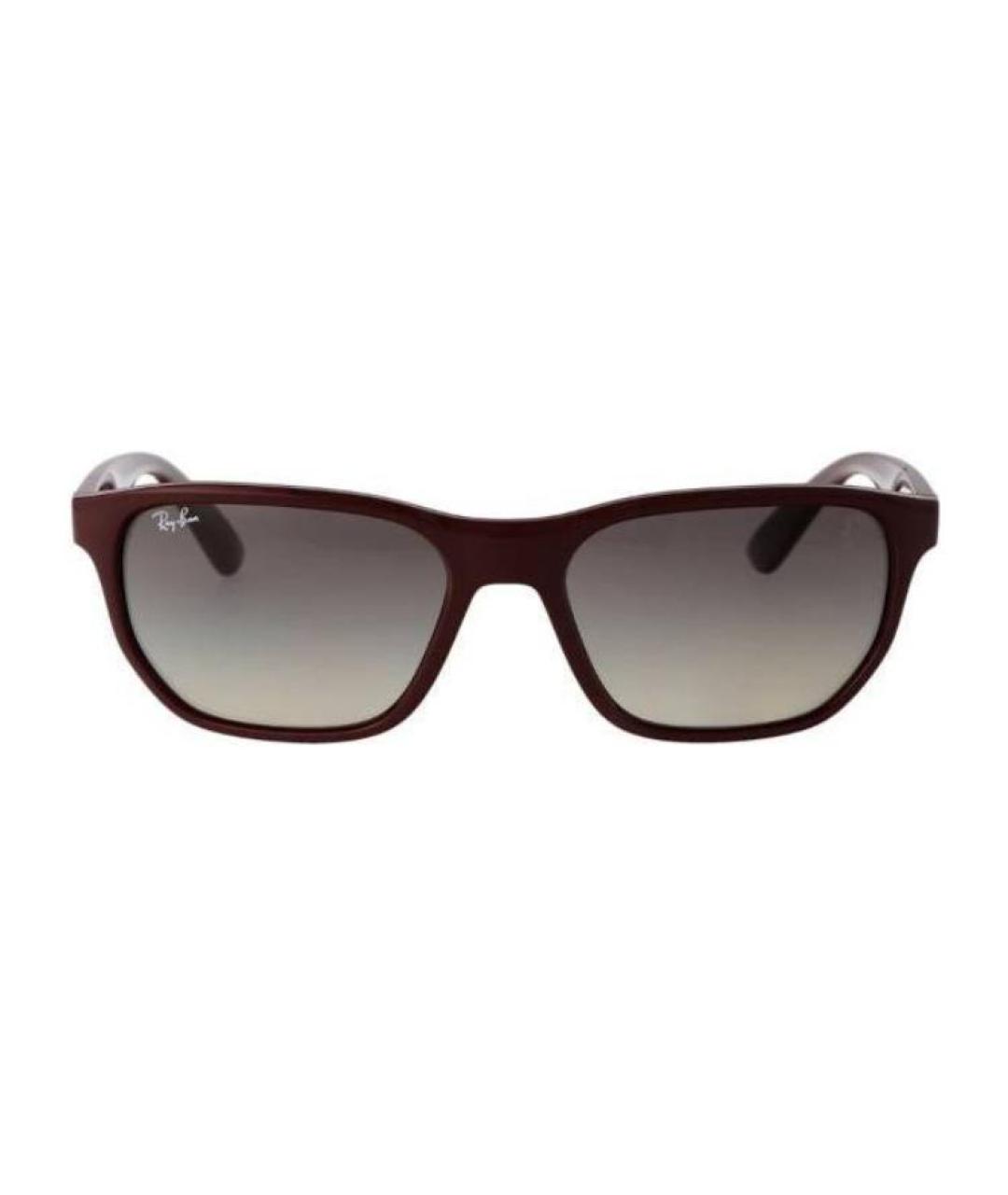 RAY BAN Красные пластиковые солнцезащитные очки, фото 2