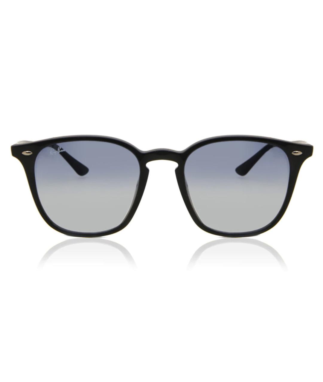 RAY BAN Черные пластиковые солнцезащитные очки, фото 2