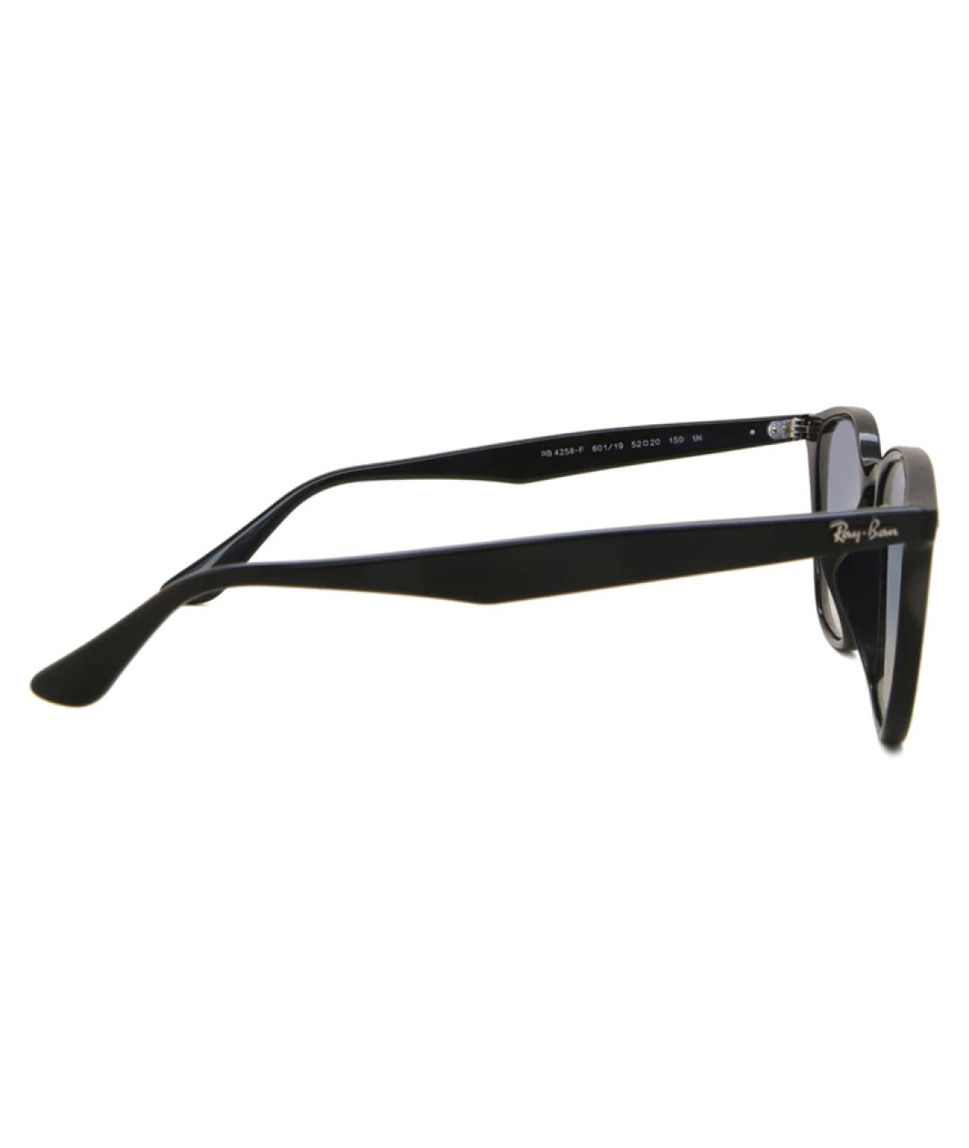 RAY BAN Черные пластиковые солнцезащитные очки, фото 3