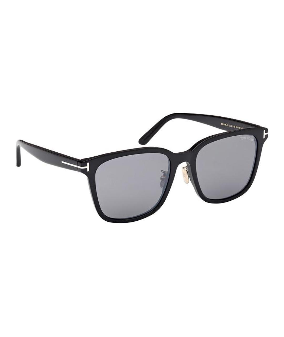 TOM FORD Черные пластиковые солнцезащитные очки, фото 3