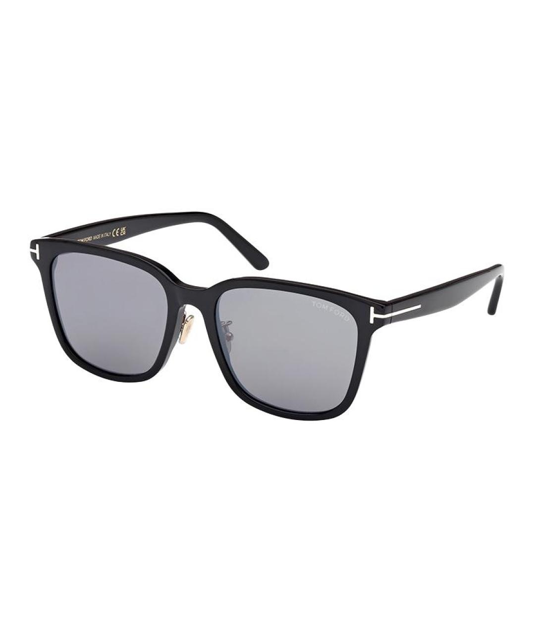 TOM FORD Черные пластиковые солнцезащитные очки, фото 6