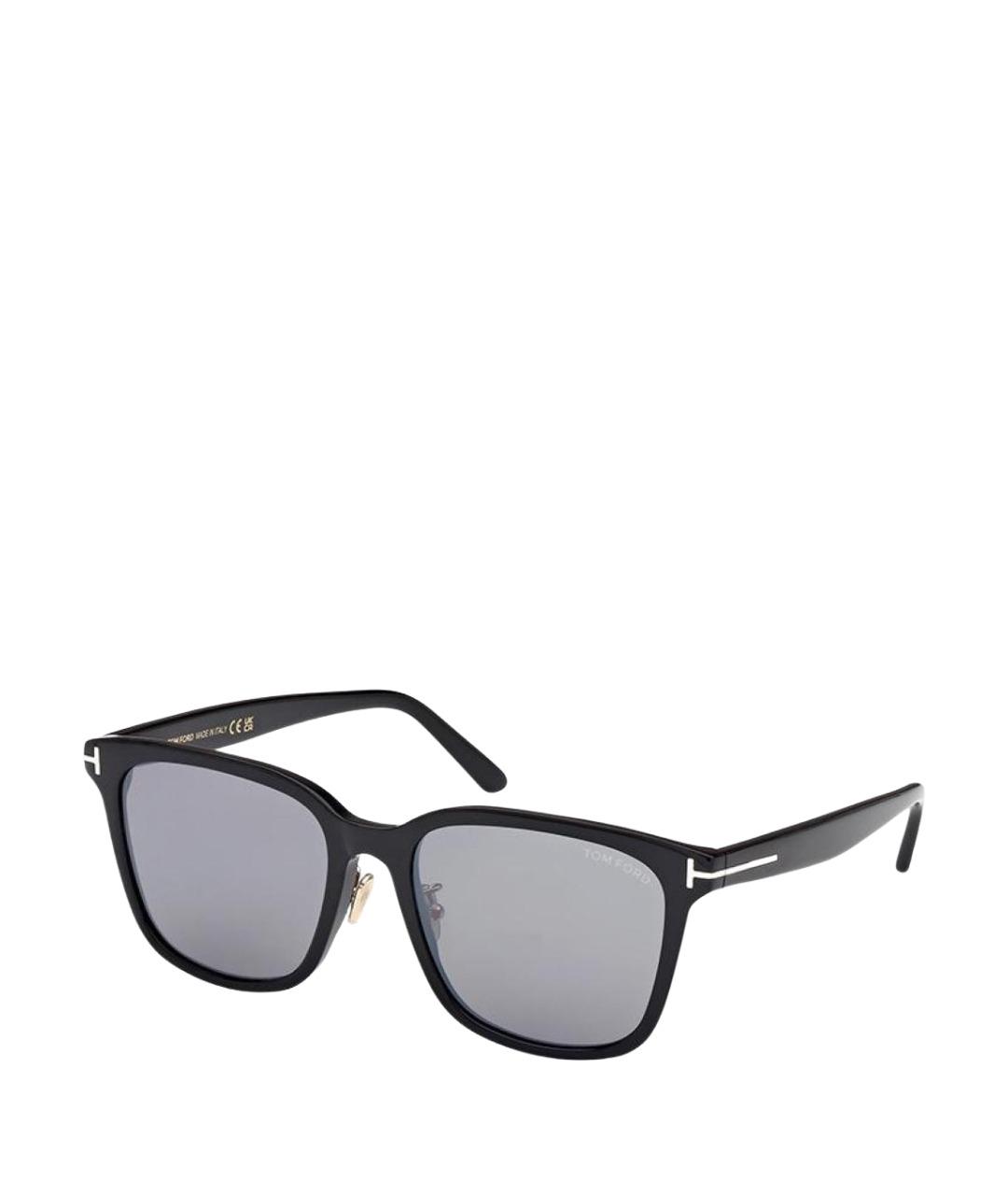TOM FORD Черные пластиковые солнцезащитные очки, фото 1