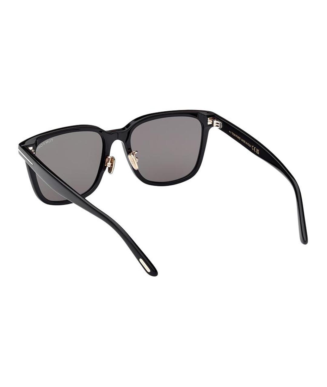 TOM FORD Черные пластиковые солнцезащитные очки, фото 5