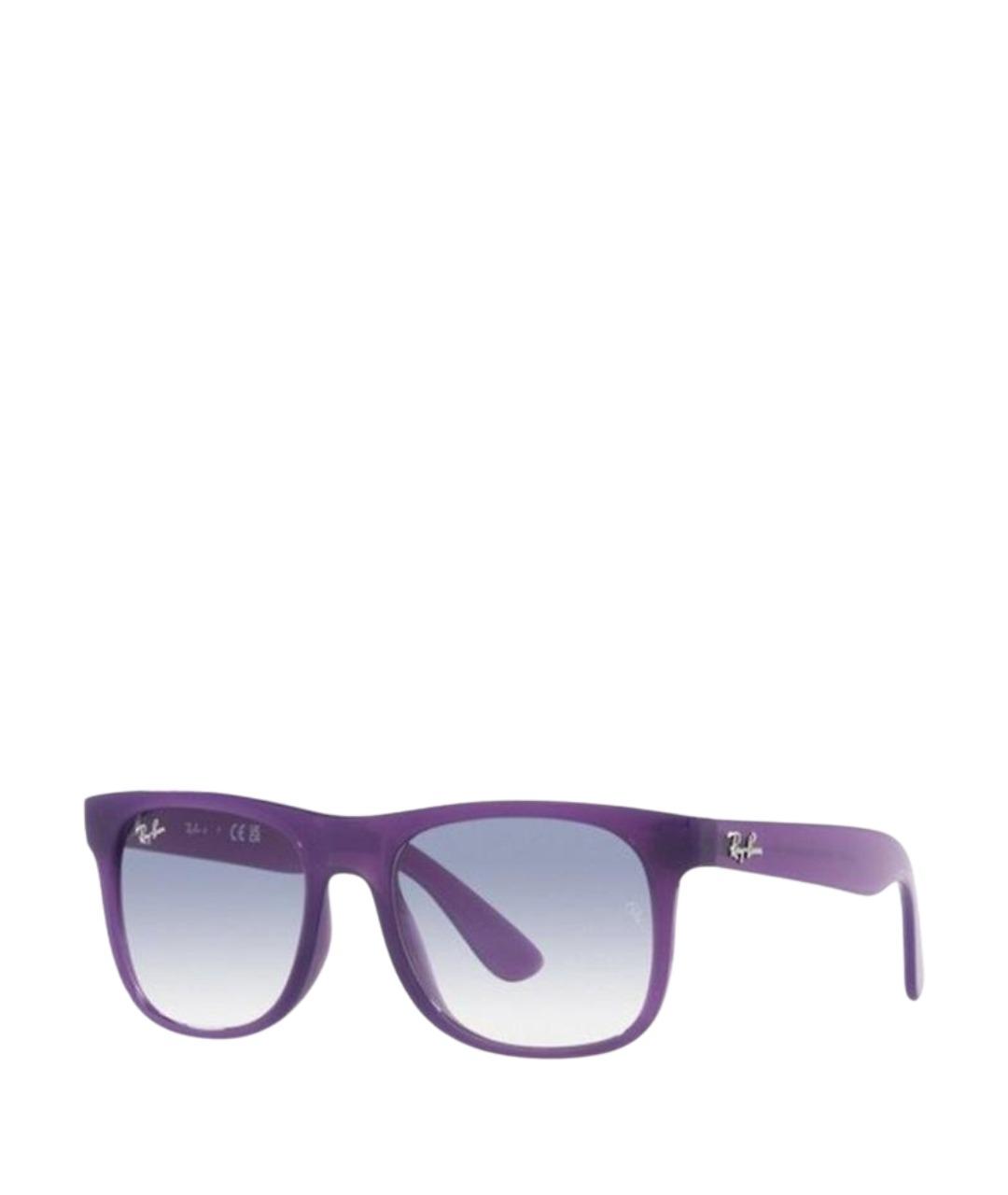 RAY BAN Фиолетовые пластиковые солнцезащитные очки, фото 1