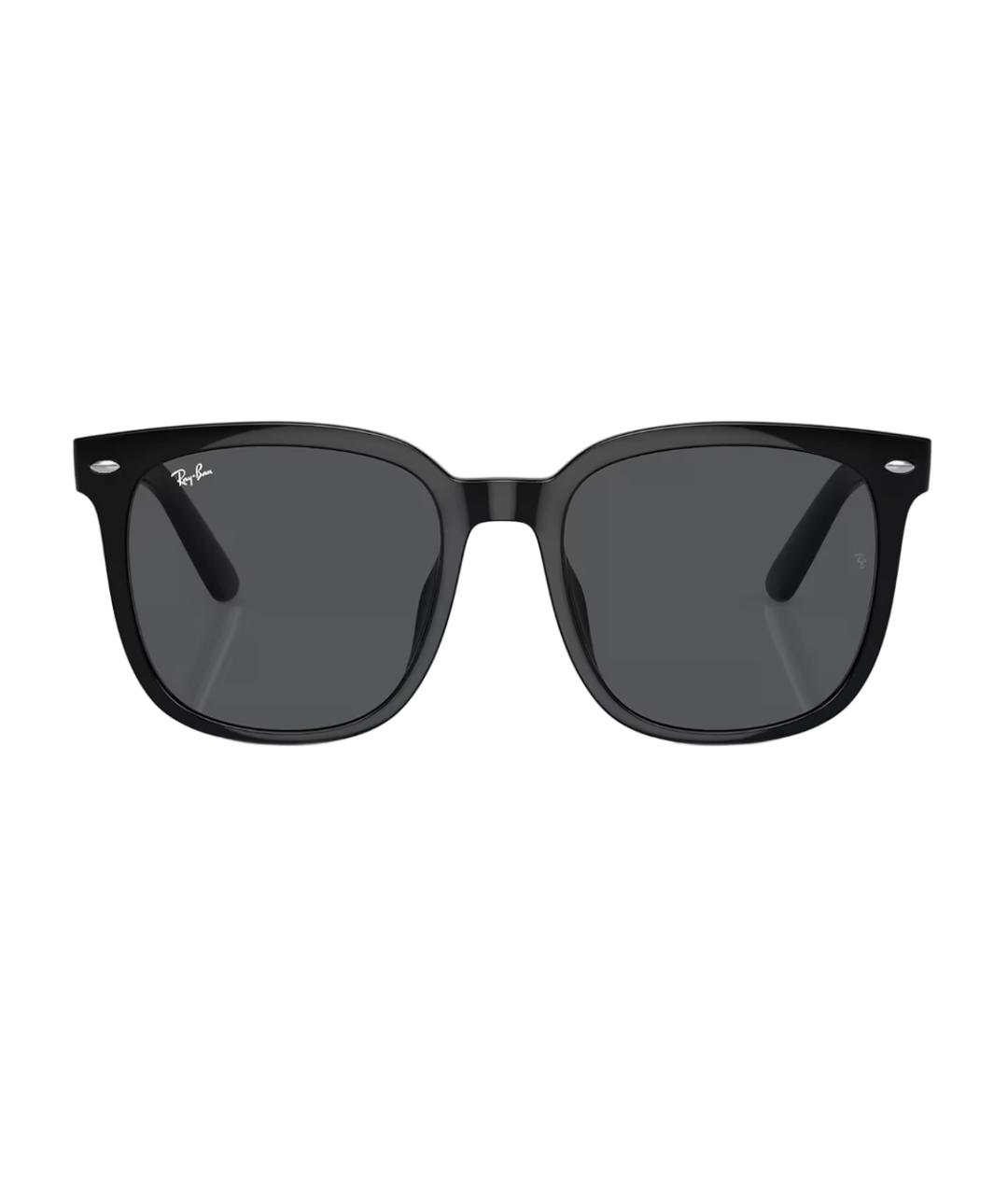 RAY BAN Черные пластиковые солнцезащитные очки, фото 3