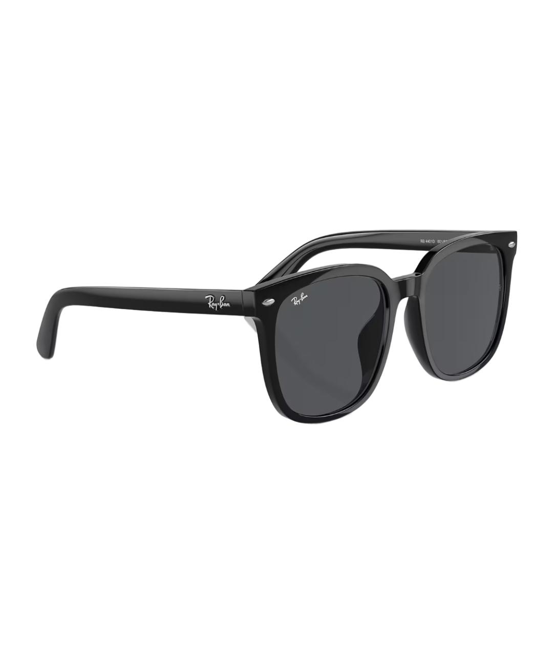 RAY BAN Черные пластиковые солнцезащитные очки, фото 2