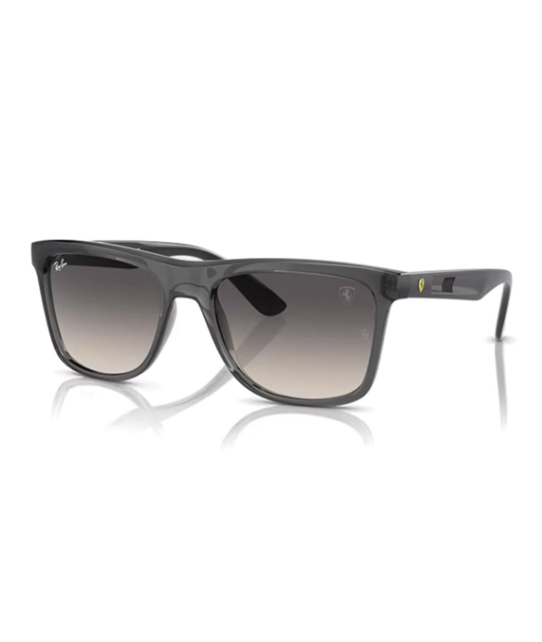 RAY BAN Серые пластиковые солнцезащитные очки, фото 1