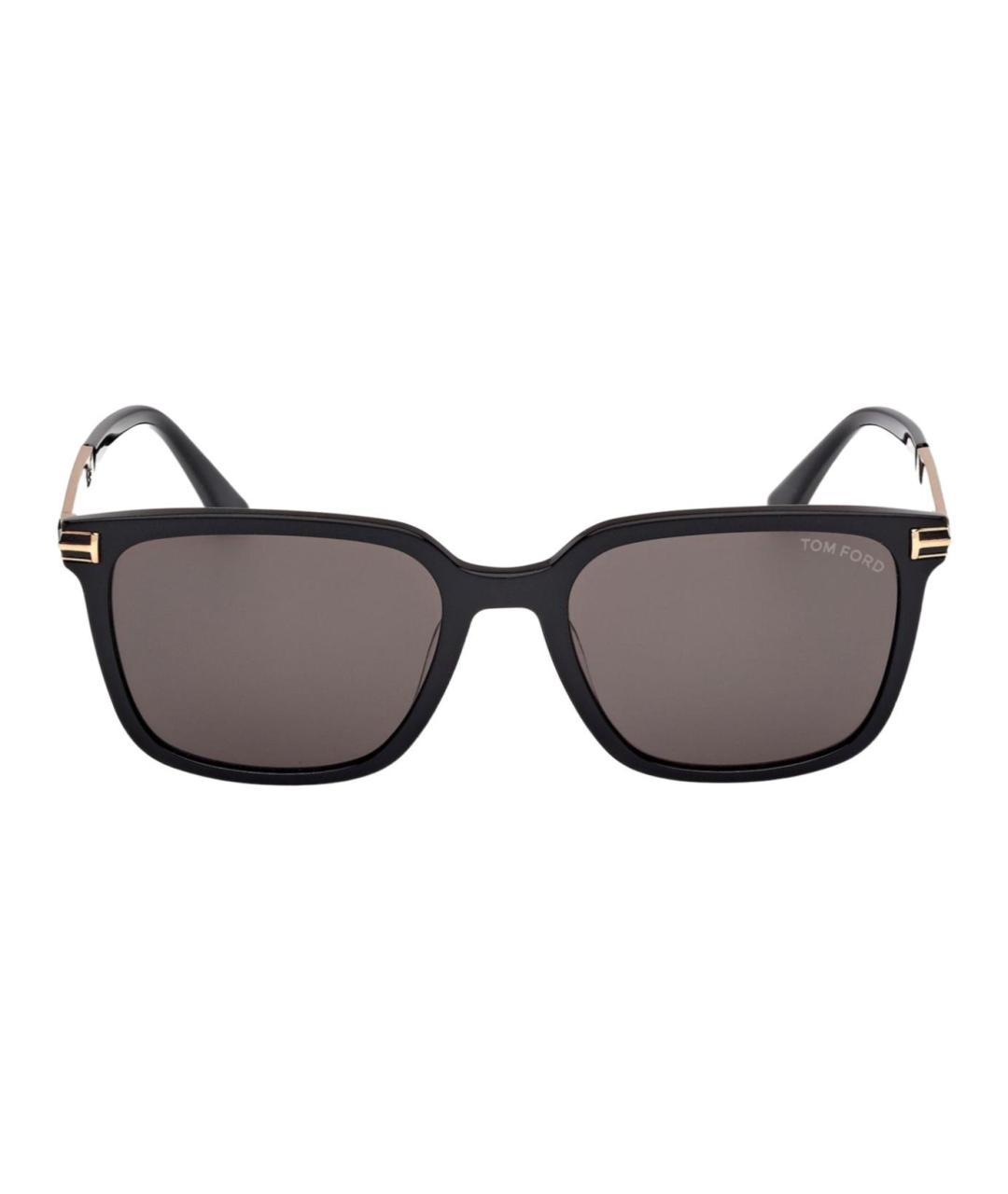 TOM FORD Черные пластиковые солнцезащитные очки, фото 2