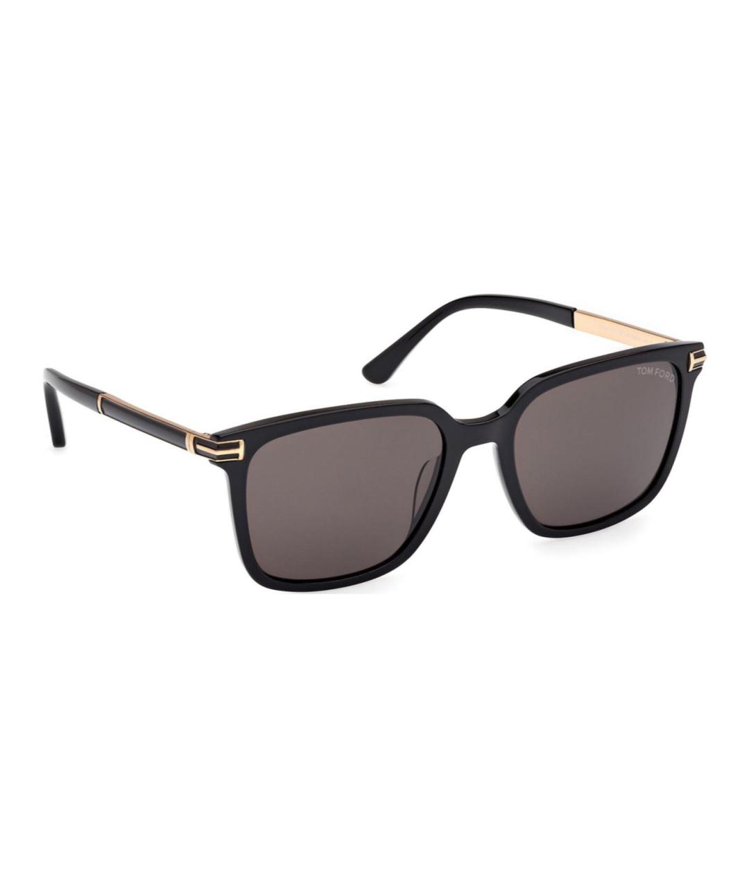 TOM FORD Черные пластиковые солнцезащитные очки, фото 3