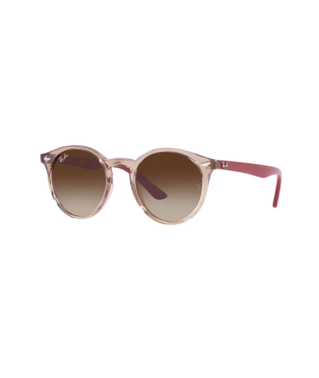 RAY BAN Красные пластиковые солнцезащитные очки, фото 2
