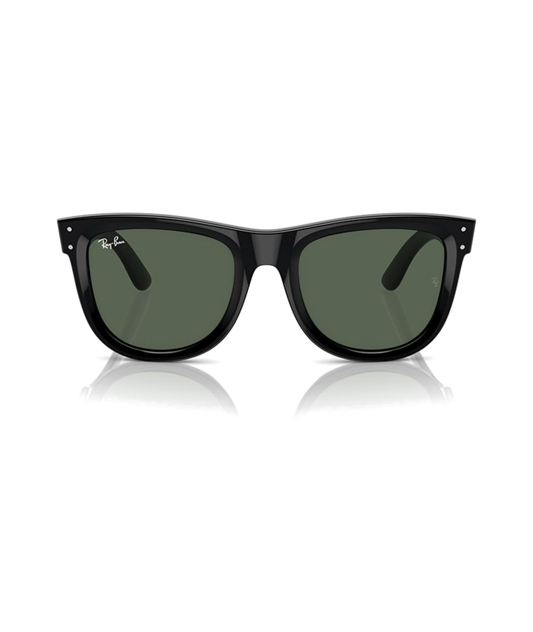 RAY BAN Черные пластиковые солнцезащитные очки, фото 2