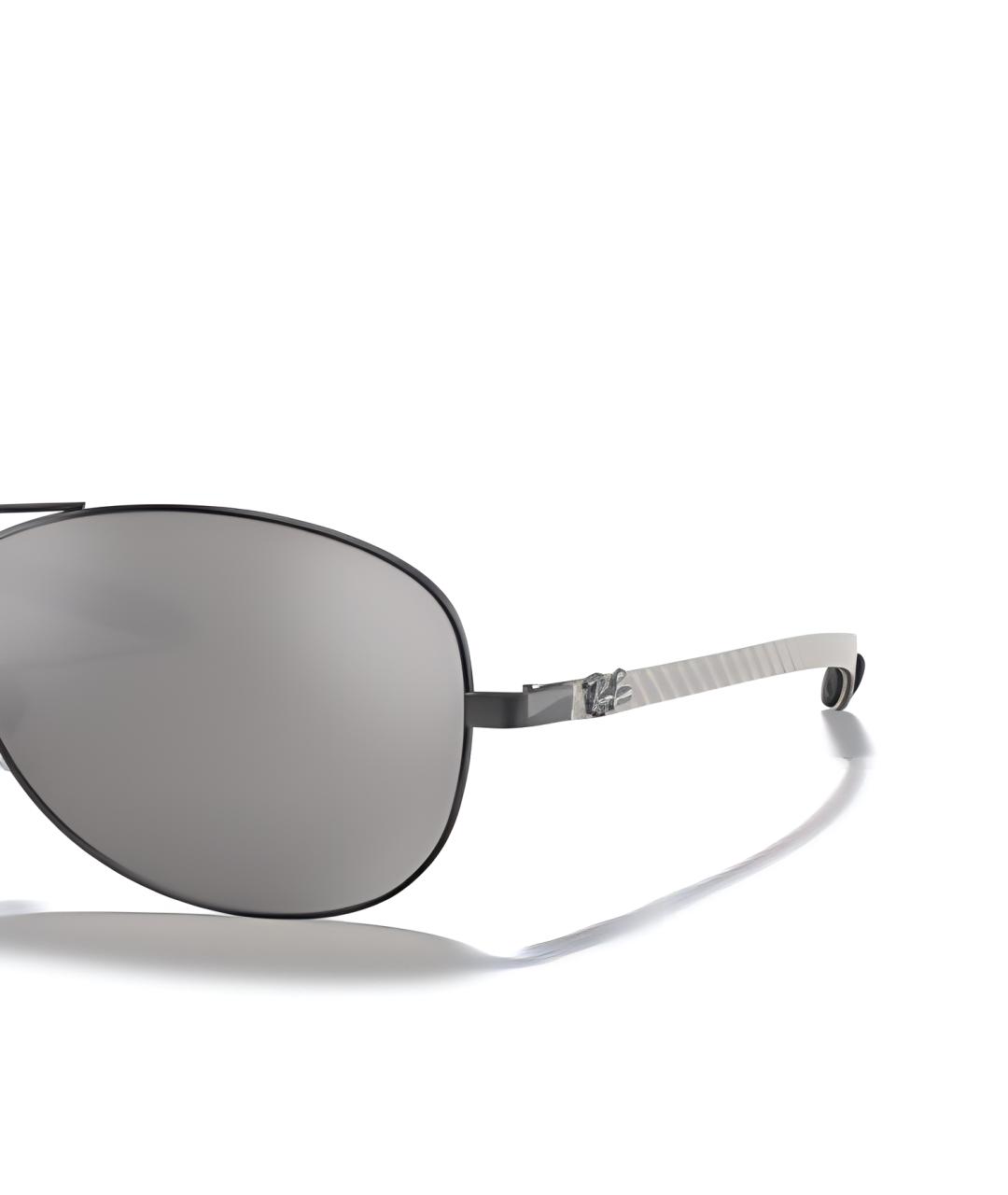 RAY BAN Черные металлические солнцезащитные очки, фото 3