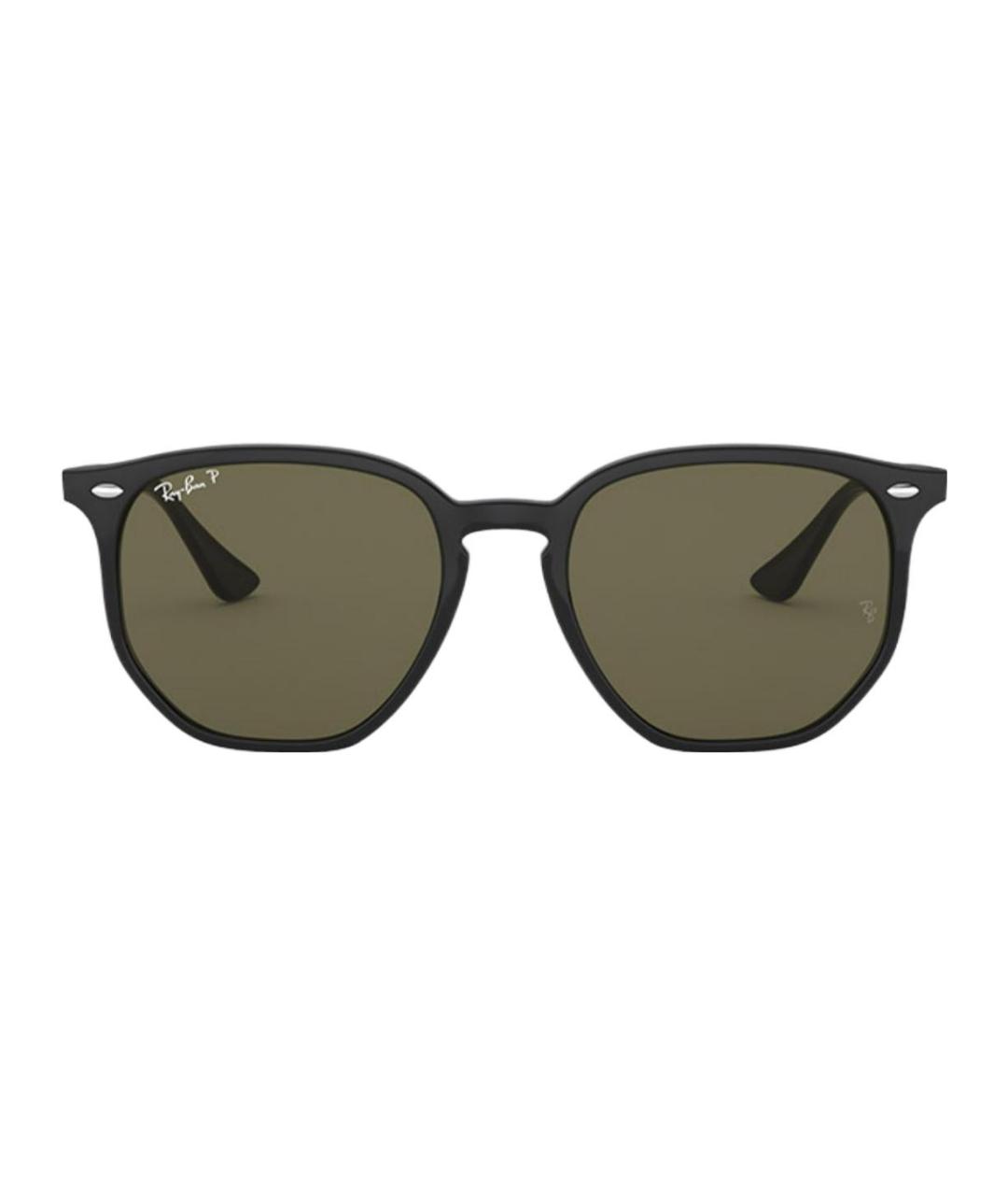 RAY BAN Черные пластиковые солнцезащитные очки, фото 2