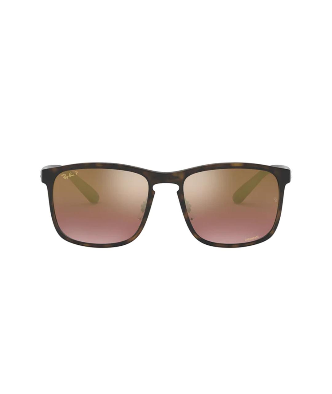 RAY BAN Черные пластиковые солнцезащитные очки, фото 2