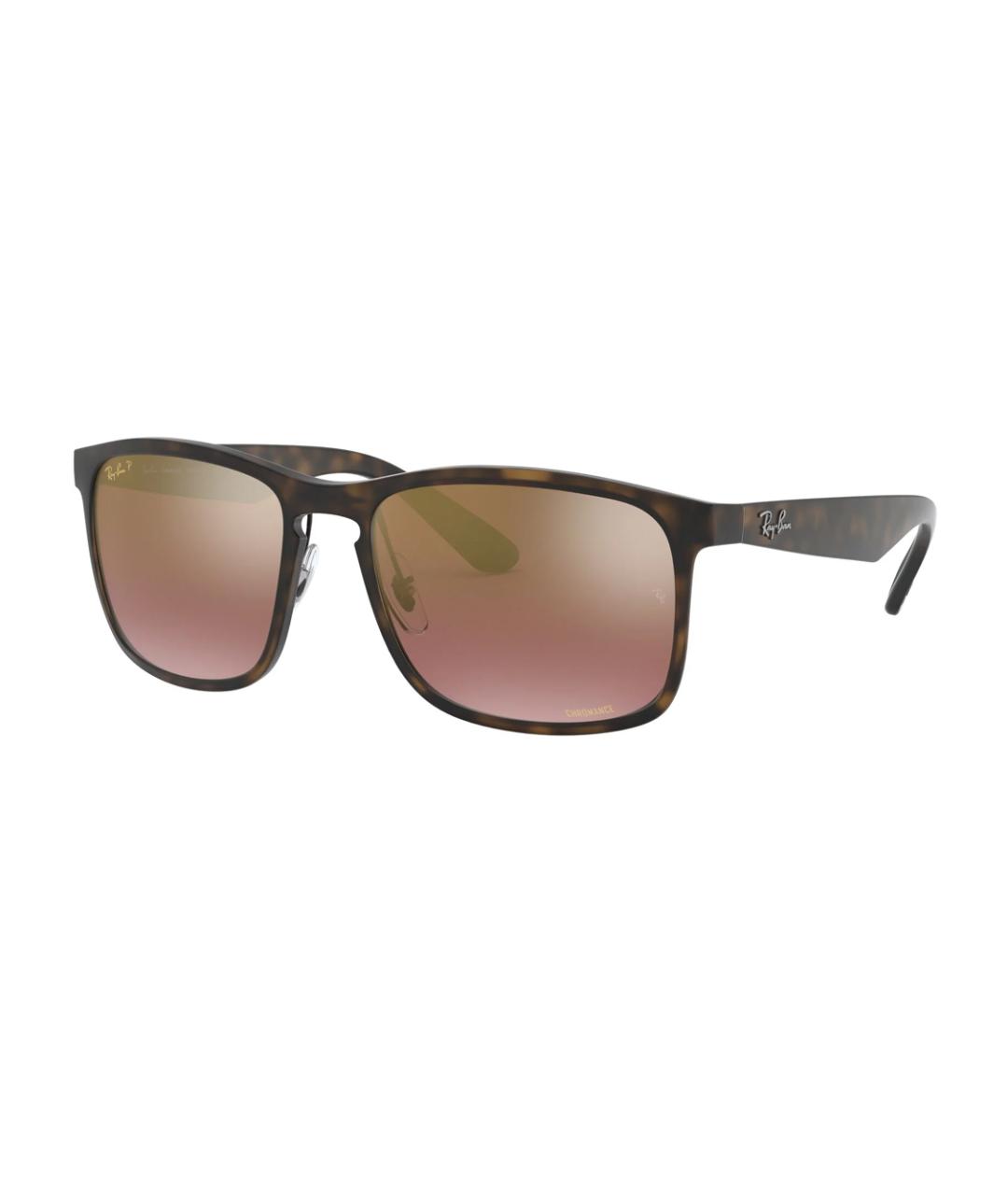 RAY BAN Черные пластиковые солнцезащитные очки, фото 1