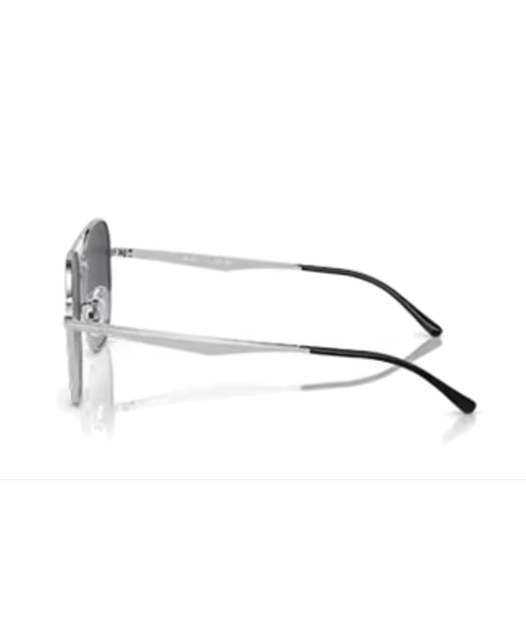 RAY BAN Серебряные металлические солнцезащитные очки, фото 3