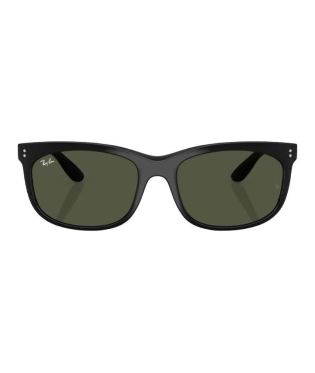 RAY BAN Черные пластиковые солнцезащитные очки, фото 2