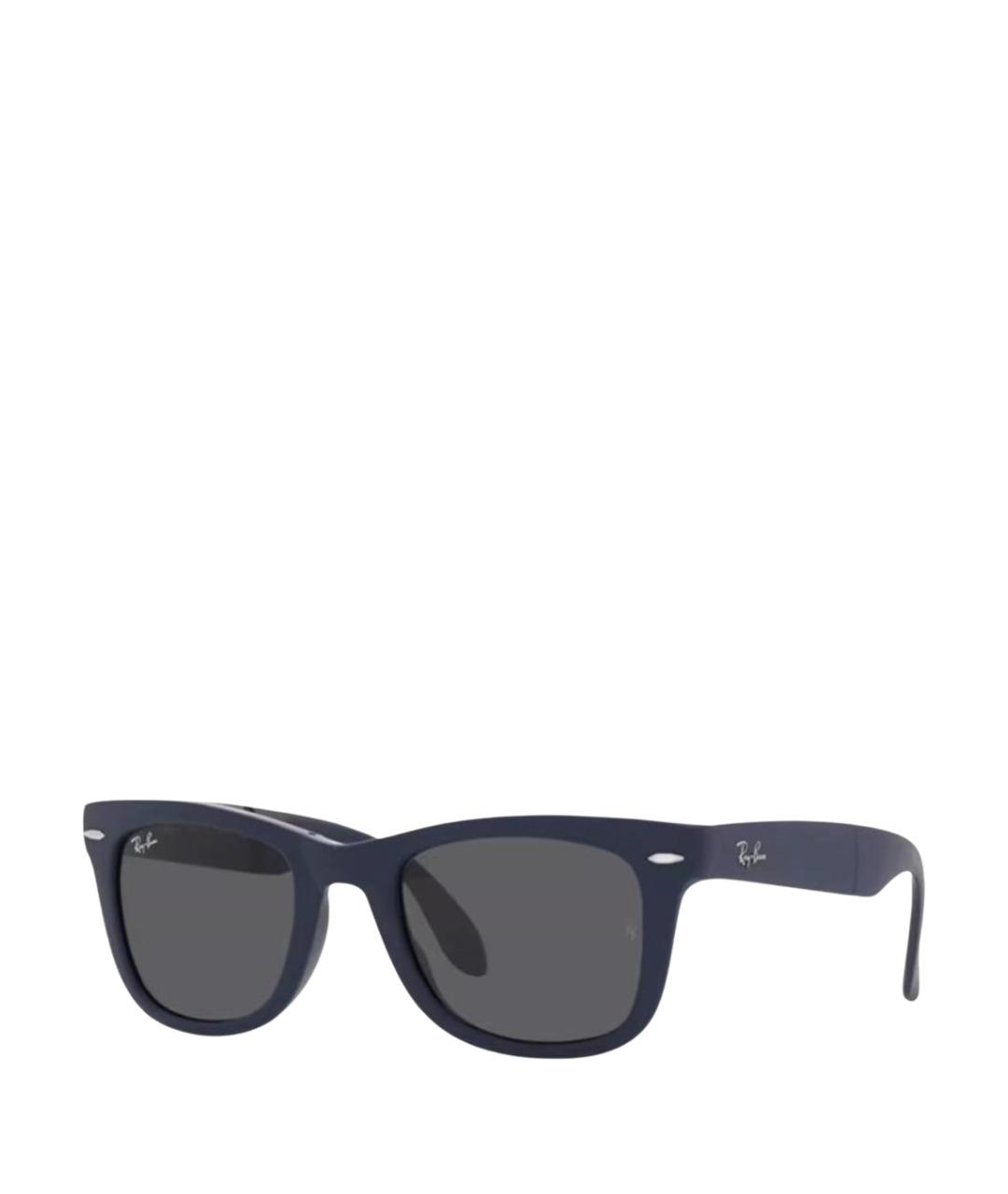RAY BAN Синие пластиковые солнцезащитные очки, фото 1