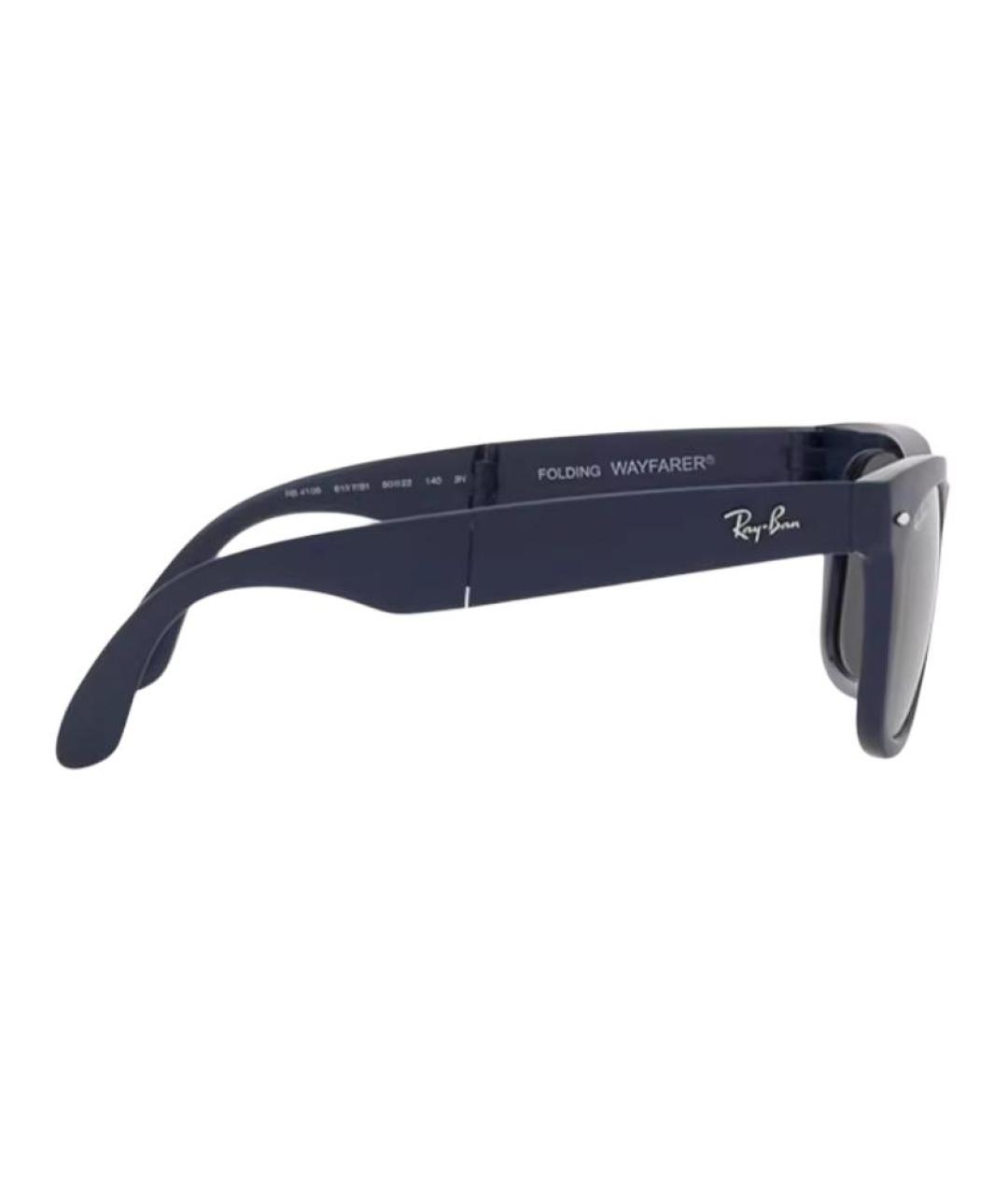 RAY BAN Синие пластиковые солнцезащитные очки, фото 3
