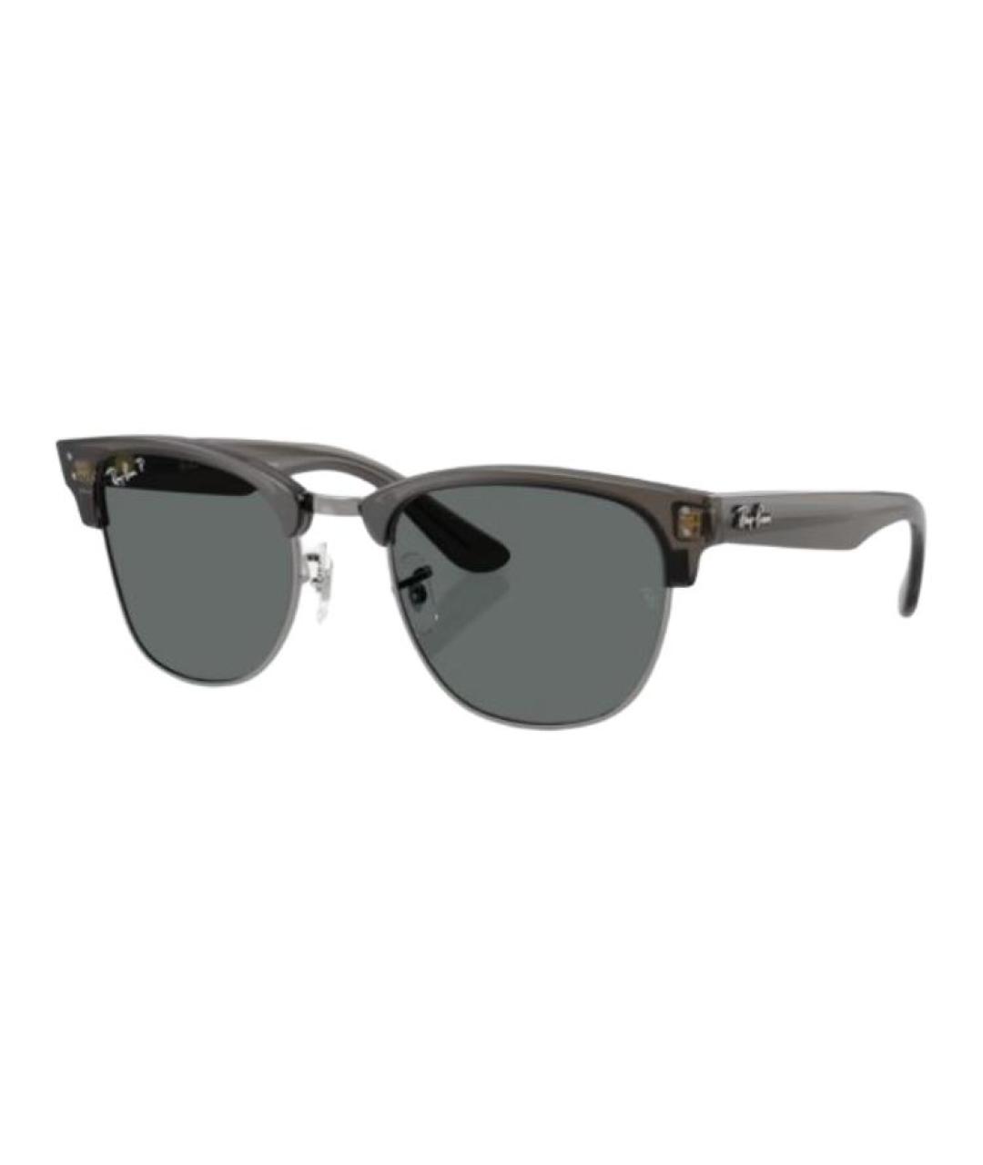 RAY BAN Серые пластиковые солнцезащитные очки, фото 1